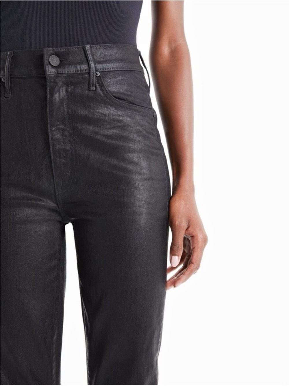 MOTHER DENIM Wet Paint Skinny Jeans